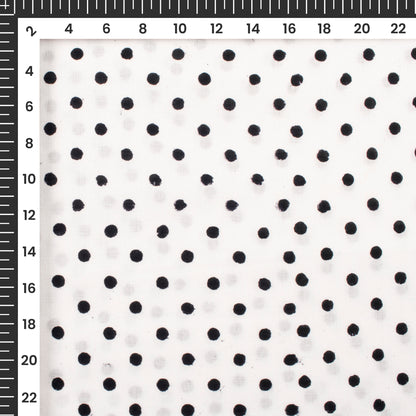 Monochrome Handblock Pure Cotton Fabric