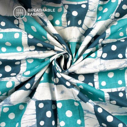 Batik Handblock Pure Cotton Fabric