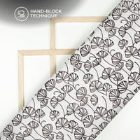 Monochrome Handblock Pure Cotton Fabric