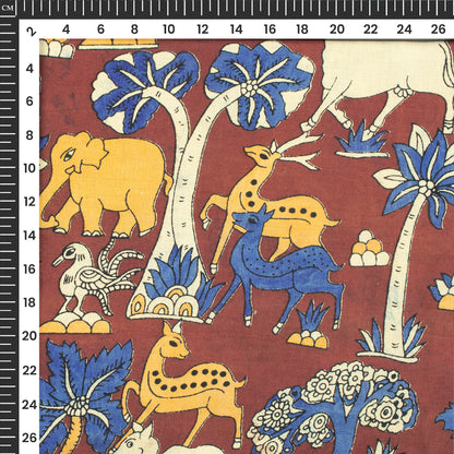 Kalamkari Bagru Print Handblock Pure Cotton Fabric