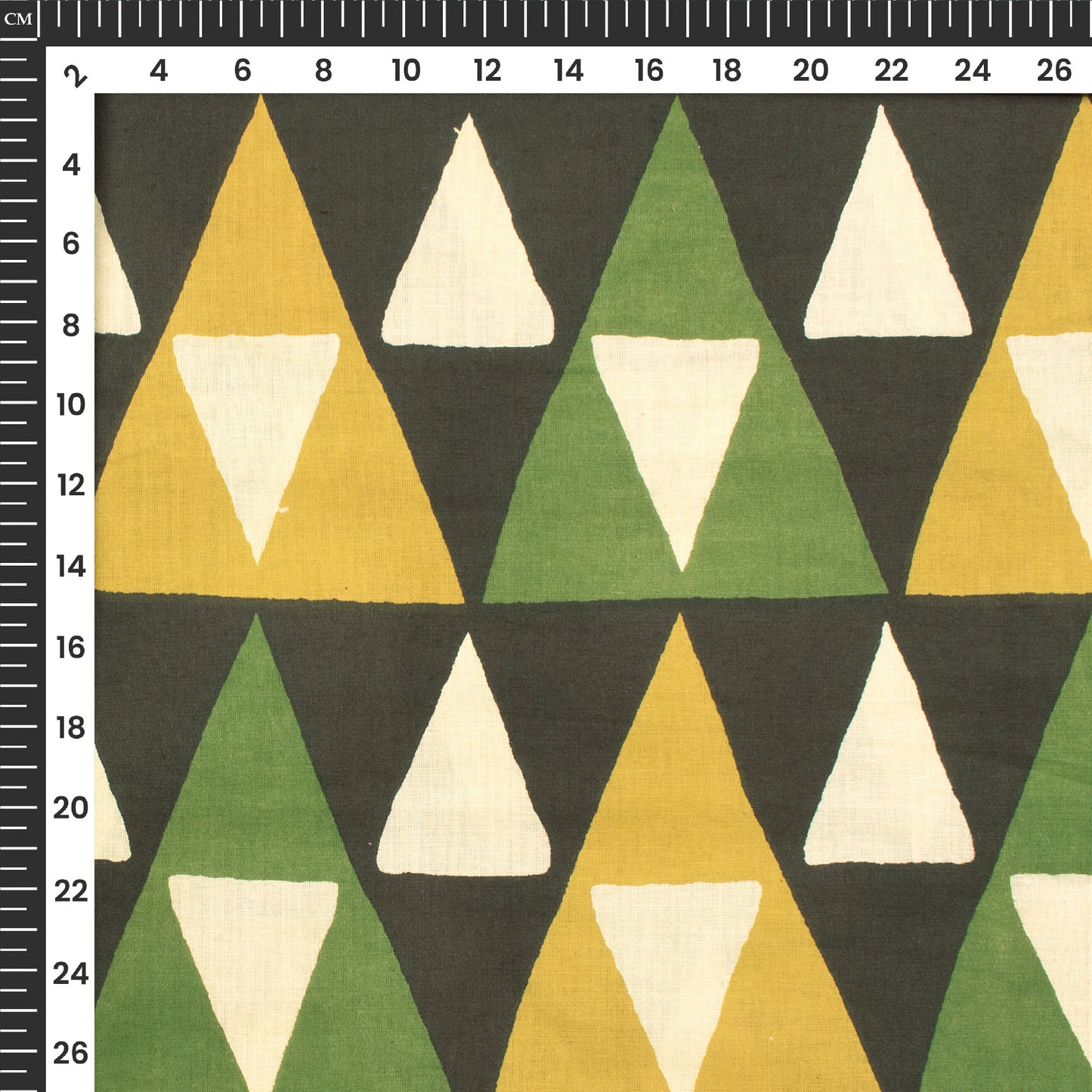 Geometric Daman Bagru Print Handblock Pure Cotton Fabric