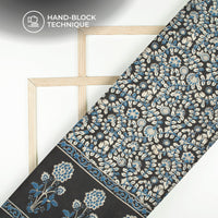 Floral Daman Bagru Print Handblock Pure Cotton Fabric