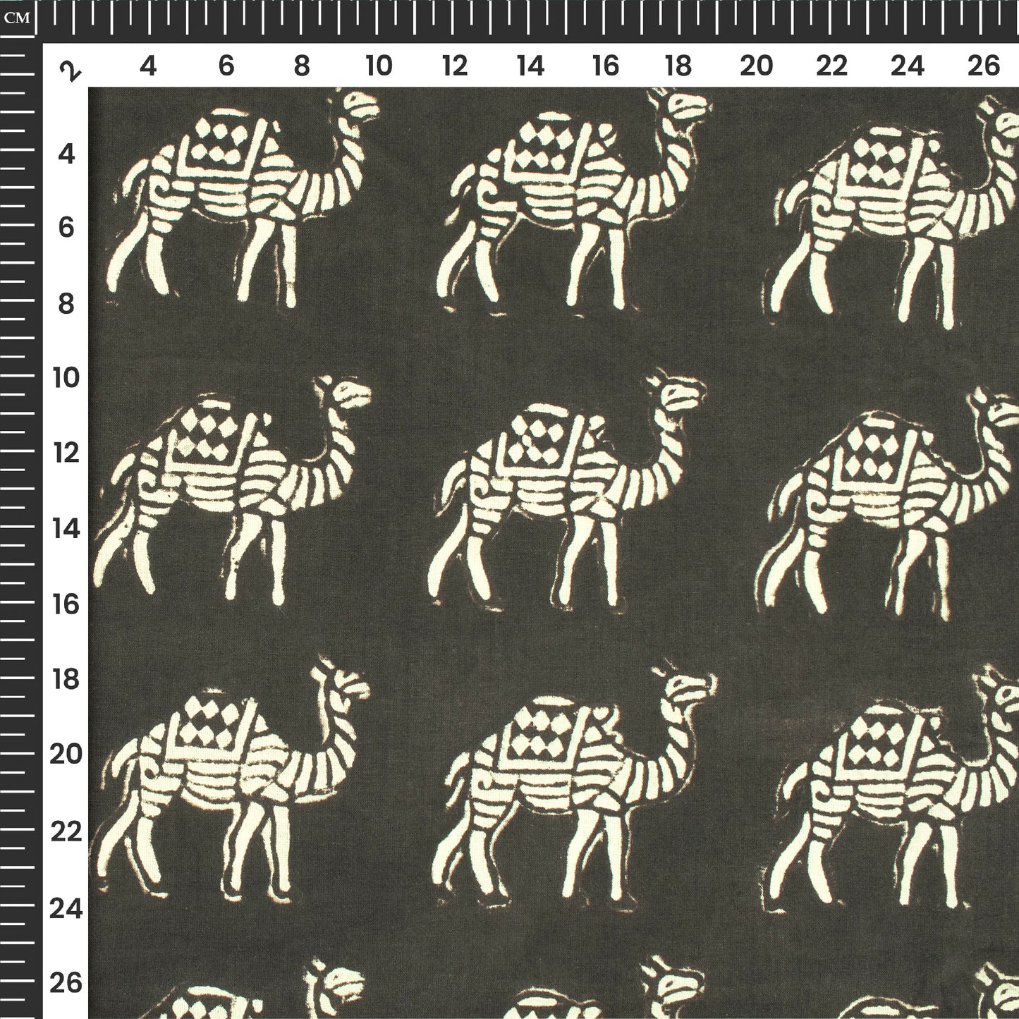 Animal Bagru Handblock Pure Cotton Fabric