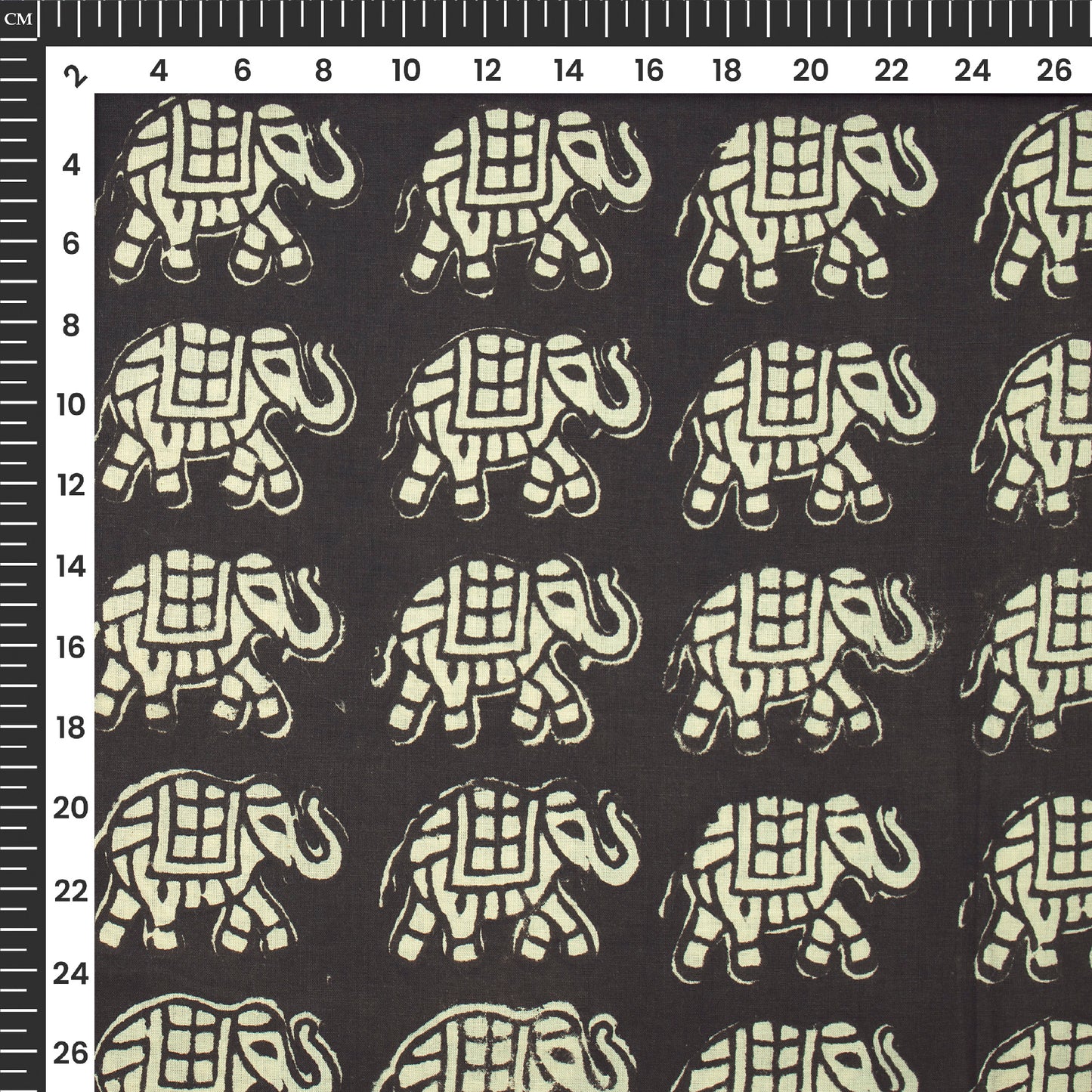 Animal Bagru Handblock Pure Cotton Fabric