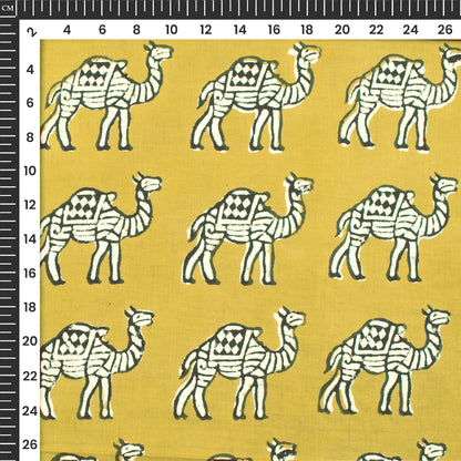 Animal Bagru Handblock Pure Cotton Fabric