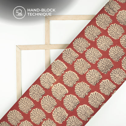 Peacock Bagru Handblock Pure Cotton Fabric