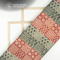 Traditional Bagru Handblock Pure Cotton Fabric
