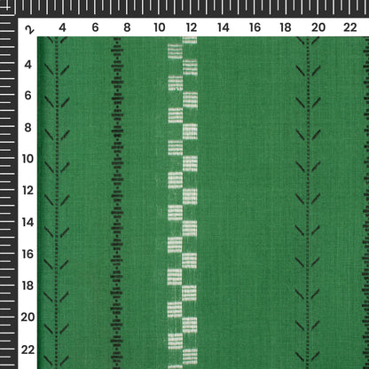 Exclusive Foil Dobby Pure Handloom Cotton Slub Fabric