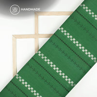 Exclusive Foil Dobby Pure Handloom Cotton Slub Fabric