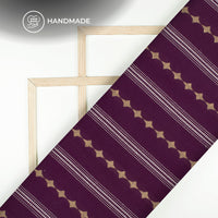 Exclusive Dobby Stripes Pure Handloom Cotton Slub Fabric