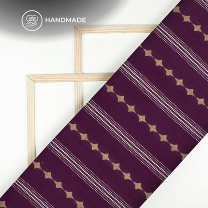 Exclusive Dobby Stripes Pure Handloom Cotton Slub Fabric