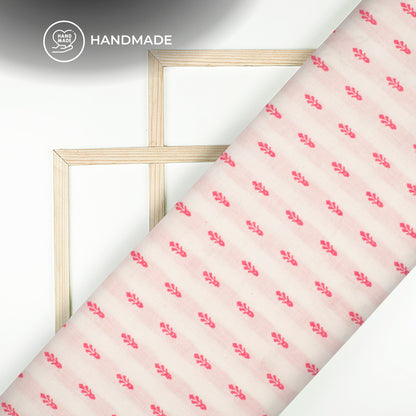 Exclusive Dobby Booti Pure Handloom Cotton Slub Fabric