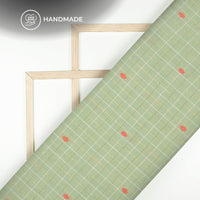 Exclusive Dobby Butta Pure Handloom Cotton Slub Fabric
