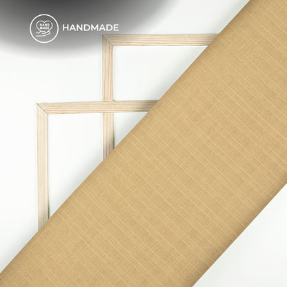 Exclusive Ribbed Checks Pure Handloom Cotton Slub Fabric