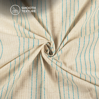 Exclusive Dobby Katha Pure Handloom Cotton Slub Fabric
