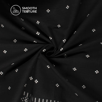 Exclusive Dobby Butta Pure Handloom Cotton Slub Fabric