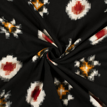 Pre-Washed Pochampally Double Ikat Cotton Fabric