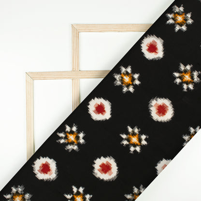 Pre-Washed Pochampally Double Ikat Cotton Fabric