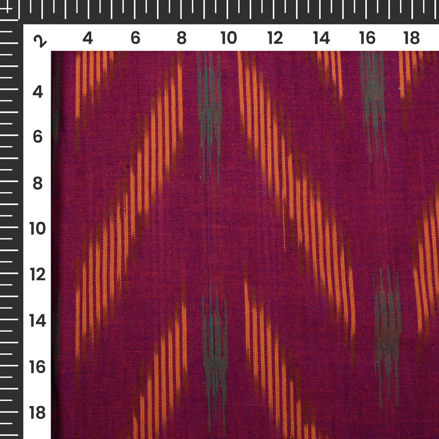 Pre-Washed Pochampally Ikat Weave Cotton Fabric