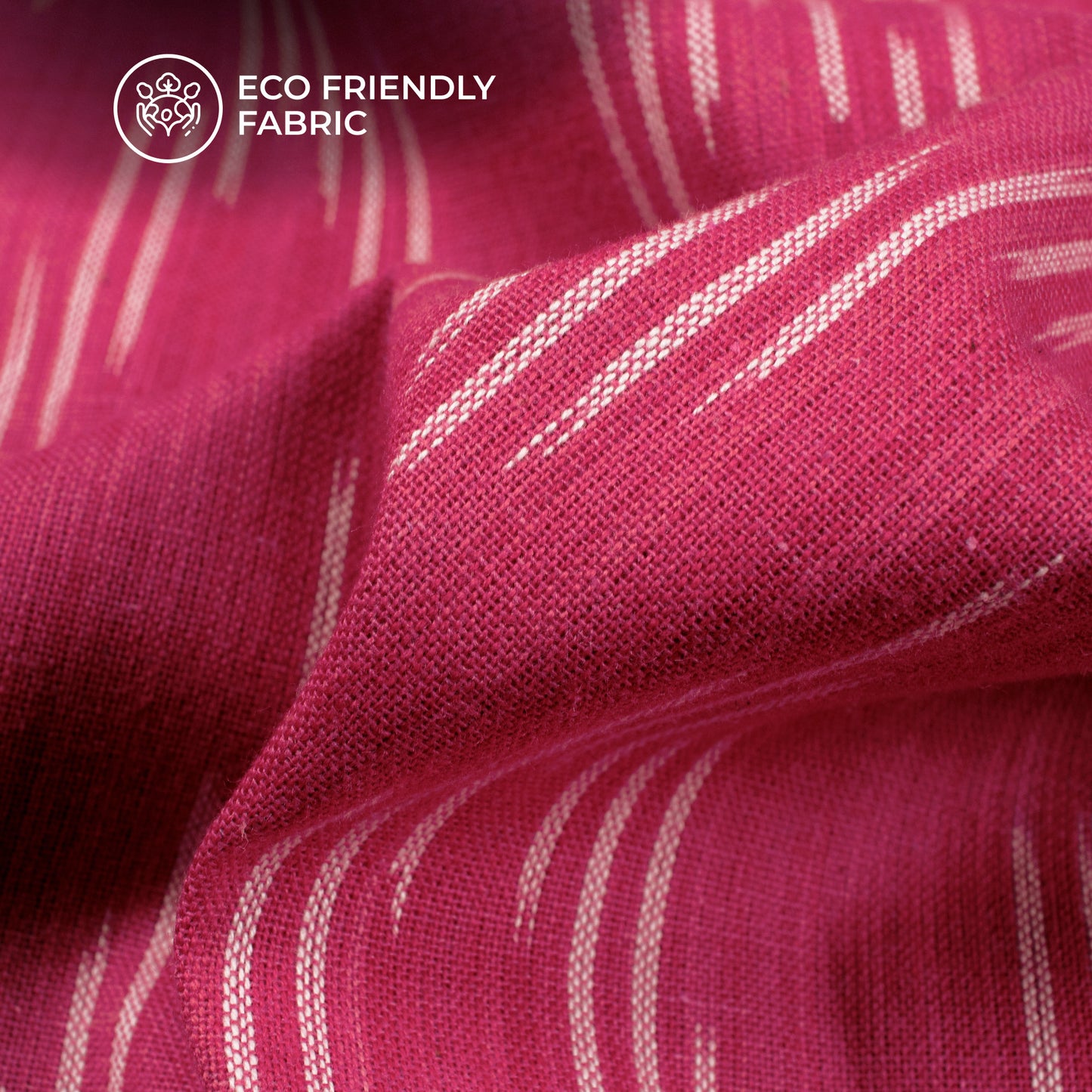 Pre-Washed Pochampally Ikat Weave Cotton Fabric