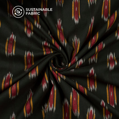Pre-Washed Pochampally Ikat Weave Cotton Fabric