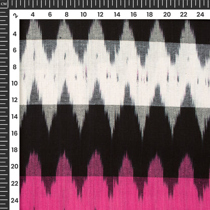 Pre-Washed Pochampally 3D Ikat Weave Cotton Fabric