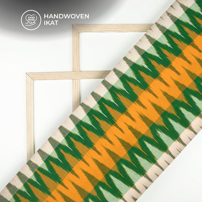 Pre-Washed Pochampally 3D Ikat Weave Cotton Fabric
