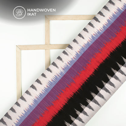 Pre-Washed Pochampally 3D Ikat Weave Cotton Fabric