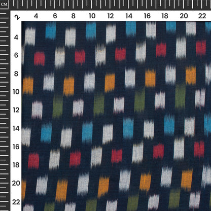 Pre-Washed Pochampally Ikat Weave Cotton Fabric