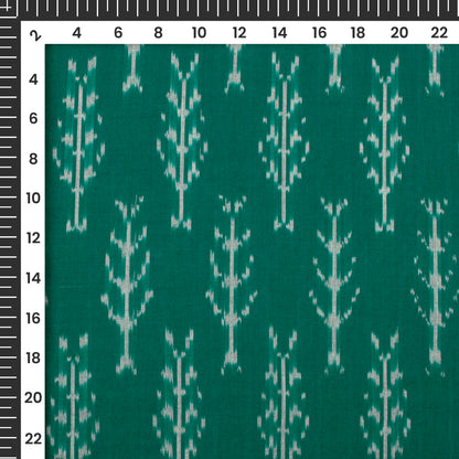 Pre-Washed Pochampally Mercerized Ikat Weave Cotton Fabric