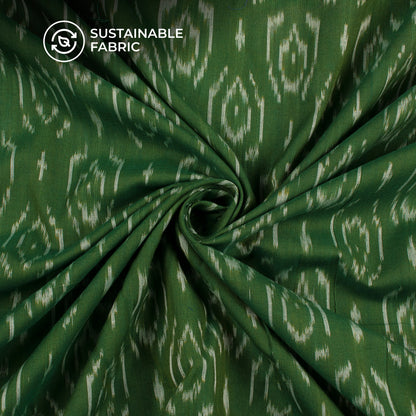 Pre-Washed Pochampally Mercerized Ikat Weave Cotton Fabric