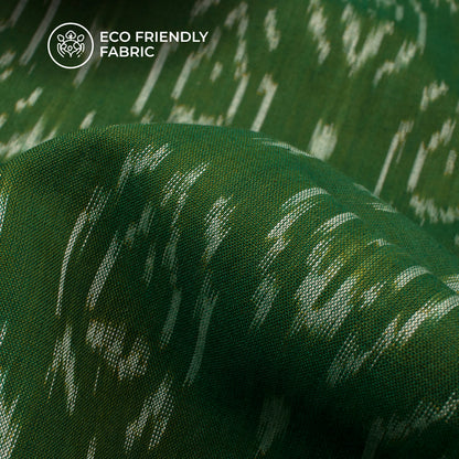 Pre-Washed Pochampally Mercerized Ikat Weave Cotton Fabric