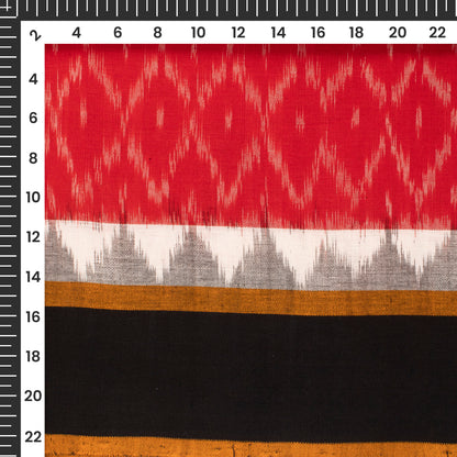 Pre-Washed Pochampally Ikat Weave Cotton Fabric