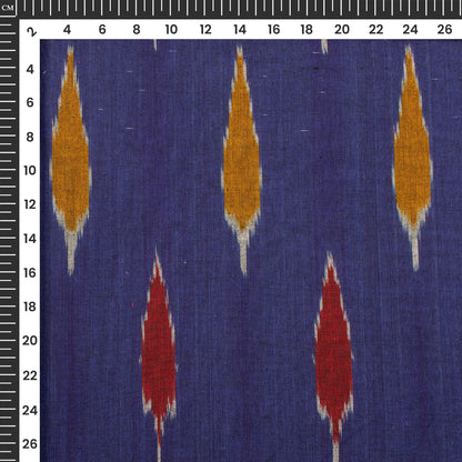 Pre-Washed Pochampally Ikat Weave Cotton Fabric