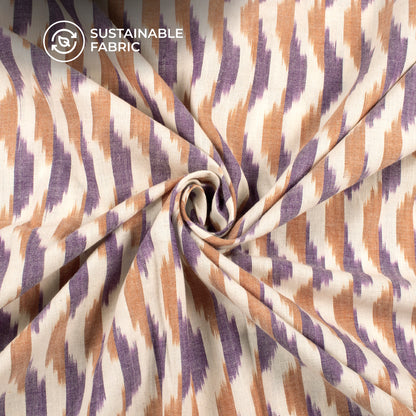Pre-Washed Pochampally Ikat Weave Cotton Fabric