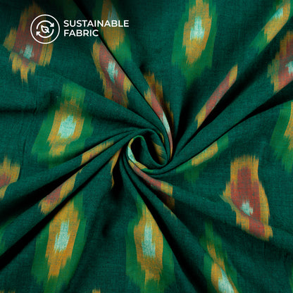 Pre-Washed Pochampally Ikat Weave Cotton Fabric