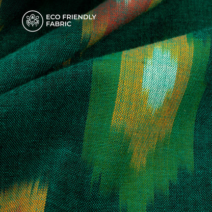 Pre-Washed Pochampally Ikat Weave Cotton Fabric