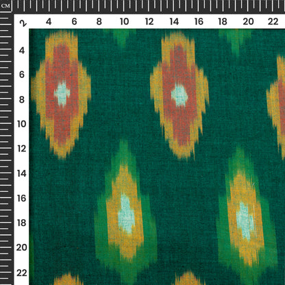 Pre-Washed Pochampally Ikat Weave Cotton Fabric