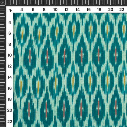 Pre-Washed Pochampally Ikat Weave Cotton Fabric