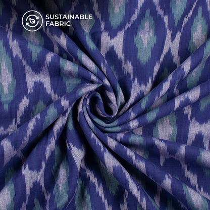 Pre-Washed Pochampally Ikat Weave Cotton Fabric