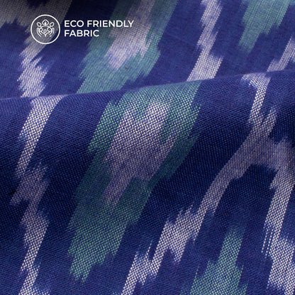 Pre-Washed Pochampally Ikat Weave Cotton Fabric