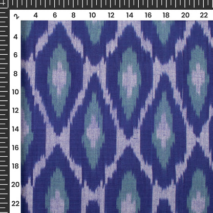 Pre-Washed Pochampally Ikat Weave Cotton Fabric