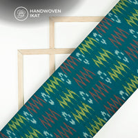 Pre-Washed Pochampally Ikat Weave Cotton Fabric