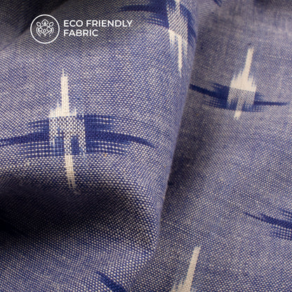 Pre-Washed Pochampally Weave Double Ikat Cotton Fabric