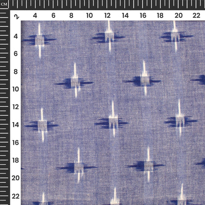 Pre-Washed Pochampally Weave Double Ikat Cotton Fabric