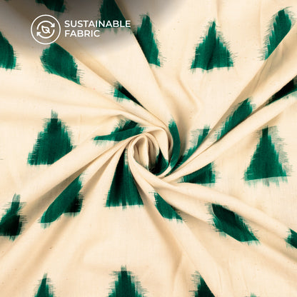 Pre-Washed Pochampally Weave Double Ikat Cotton Fabric