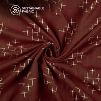Pre-Washed Pochampally Weave Double Ikat Cotton Fabric