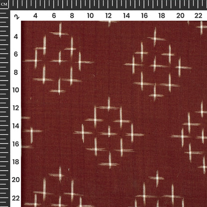 Pre-Washed Pochampally Weave Double Ikat Cotton Fabric