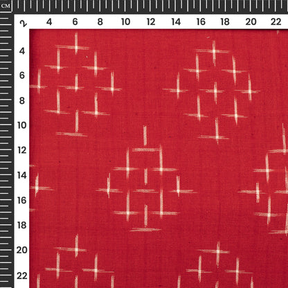 Pre-Washed Pochampally Weave Double Ikat Cotton Fabric