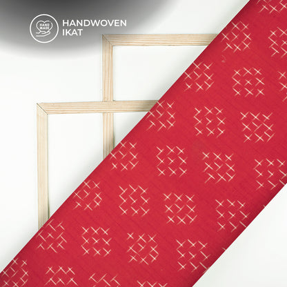 Pre-Washed Pochampally Weave Double Ikat Cotton Fabric